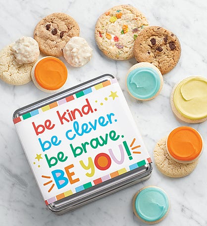 Be Kind Be Clever Be Brave Be You Mini Treats Gift Tin